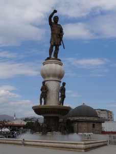 Statue Alexander der Große Skopje